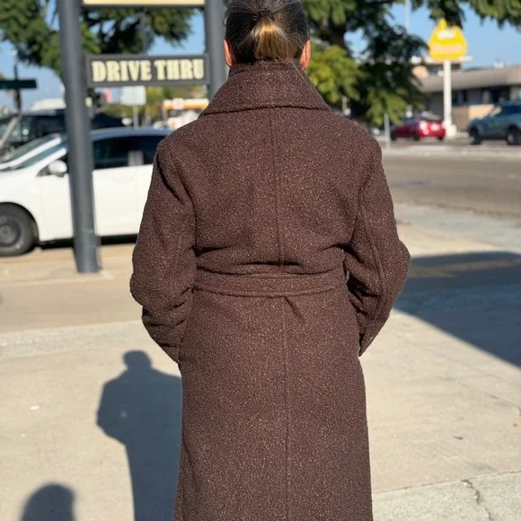 Warm, brown coat from Calvin Klein. Size s (I would say more small/medium) - Picture 3 of 11